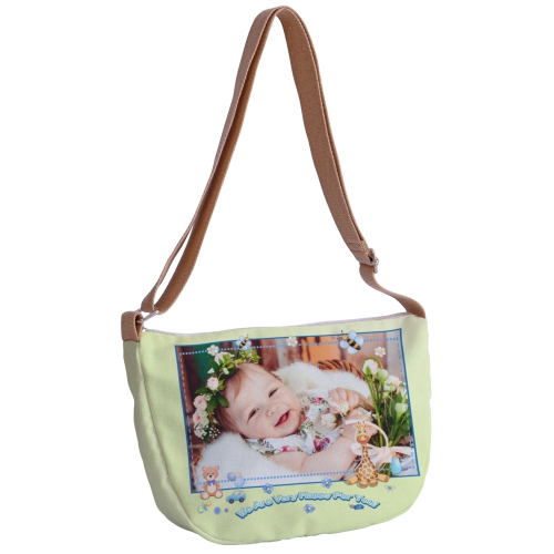 斜背船形帆布包