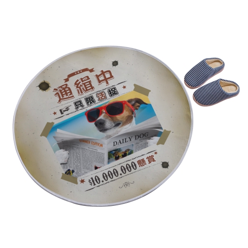 圓形地毯地墊