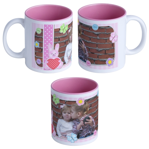 甜蜜粉色馬克杯