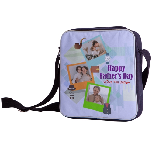 帆布休閒斜背包